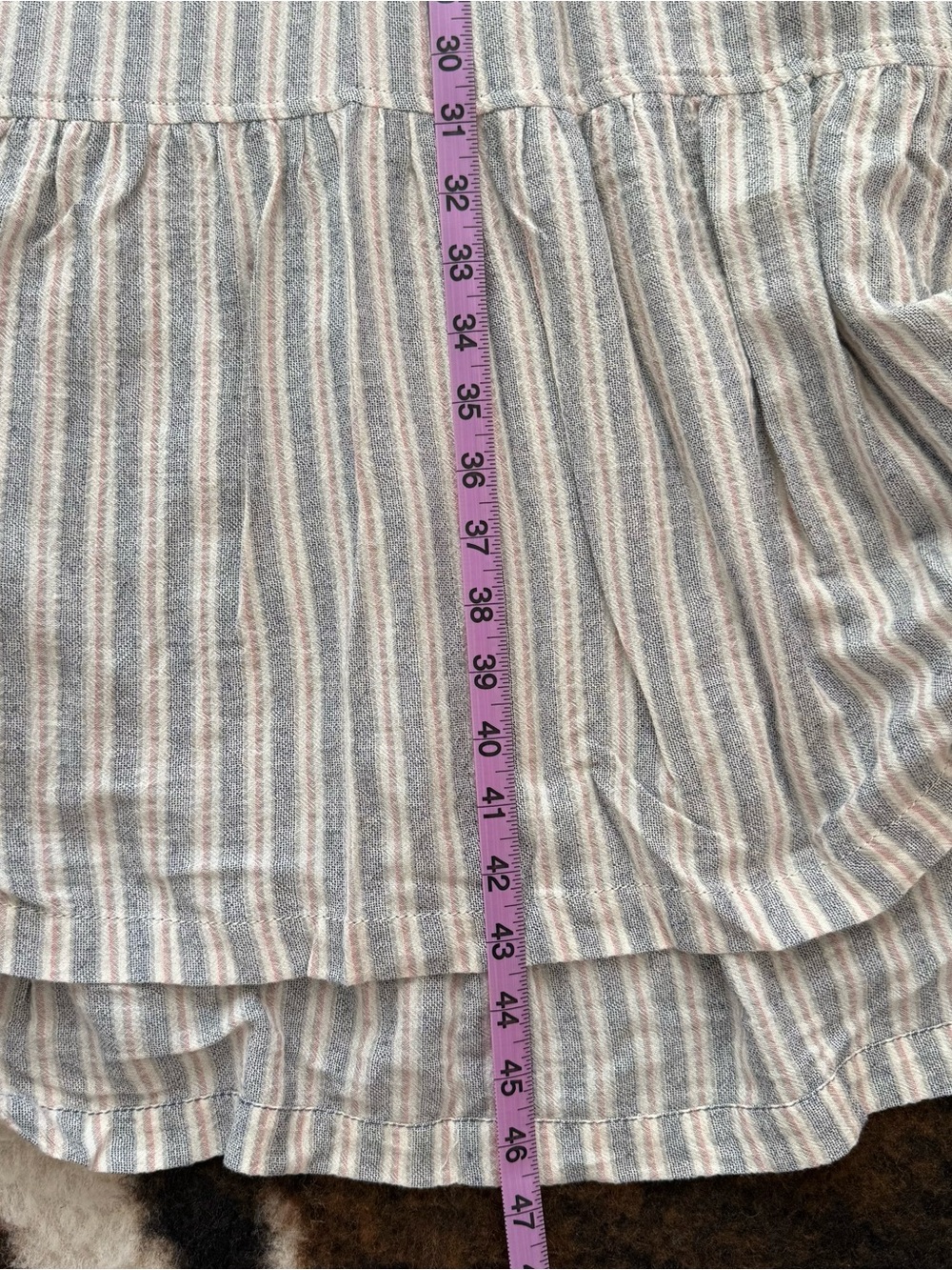 Sleeveless Button-Front Striped Maxi Dress - Neutral Stripe - Picture 7 of 7